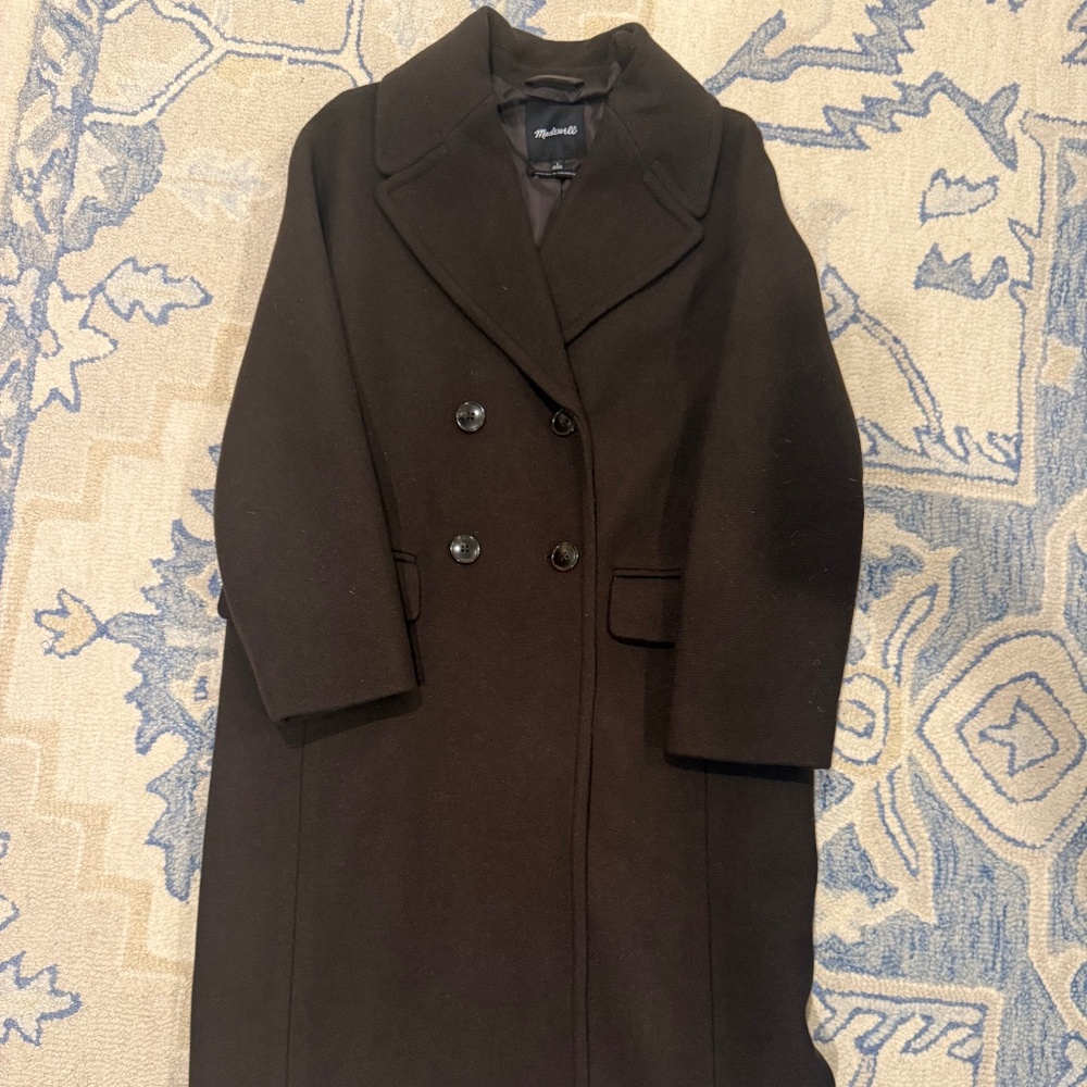 Madewell Brown Wool Coat